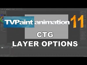 CTG layer : options (TVPaint Animation 11 tutorial)