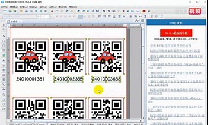 用“生成矩阵”工具制作二维码时如何将二维码数据显示到标签上