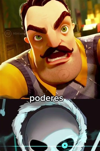 Sans vs. Neighbor (#undertale #vs #helloneighbor) #edit #1v1