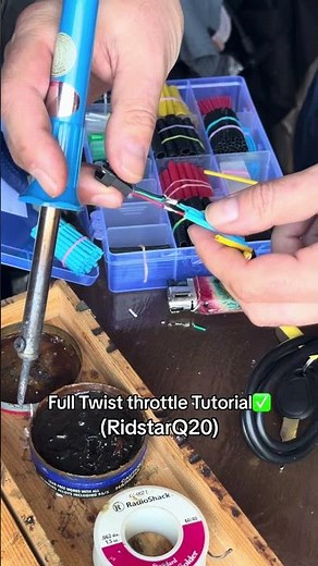 Twist throttle installation guide for e-bikes #ridstar #ebike #ebikelife #fok