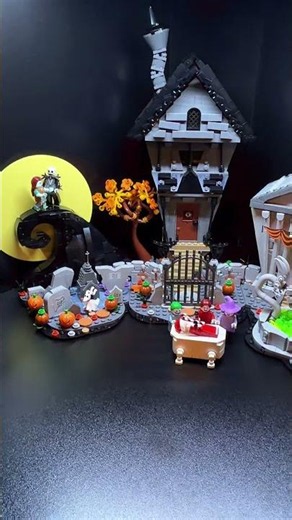 The nightmare before Christmas Lego set Build Pt2. #lego #toys #legoset #halloween #collection