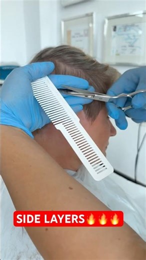 SIDE LAYERS PIXIE HAIRCUT: Complete Tutorial Linked Below! 🔥🔥🔥 #pixiecut #haircut #hairstyle