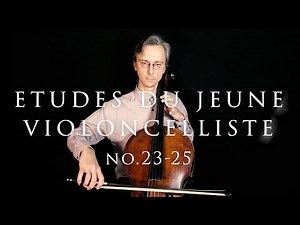 L.R. Feuillard Cello Method for Beginners no. 23, 24 and 25 | How to Play Cello Exercises