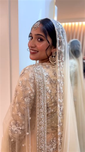 Makeover by Shana Muneer. on Instagram: "Prettiest Shifa!💗 [bride, brides, brides of india, kerala bride, hijabi bride, muslim bride, hijabi bride inspo, hijab rolling, makeup, makeup tutorial, simple makeup, bride makeup, wedding makeover, wedding makeup inspo, bridal makeup, bride makeup, airbrush makeup, mua, kerala mua, no makeup makeup looks, viral song, trending, fyp, explore, reels]"