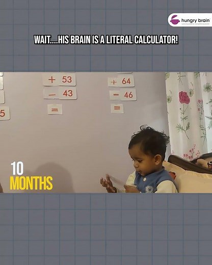 Math for a 3-month-old? 🤯
