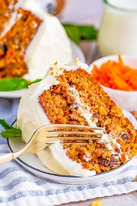 Layered Carrot Cake with Cream Cheese Frosting