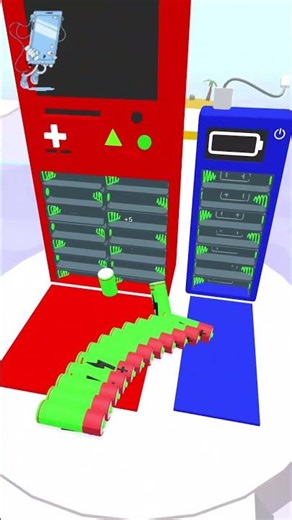 Battery Charged Run Fun Game #26 #batteryrun3d #battery #shorts