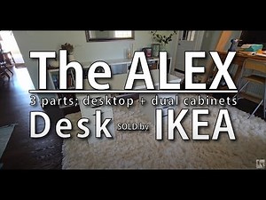 The Alex Desk from IKEA sold on AMAZON - MANY Configurations