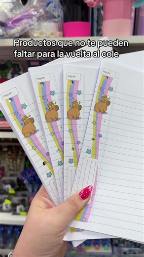 Repuestos de hojas de capibara #vueltaalcole #capibara