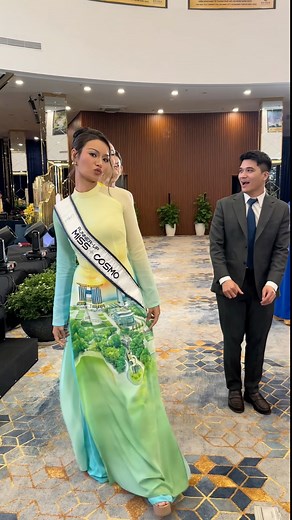 The ONLY Runner-up Miss Cosmo 2024 is here! ✅ #MissCosmo #MookKarnruethaiTassabut #UniMedia #ImpactfulBeauty | Mook Karnruethai Tassabut