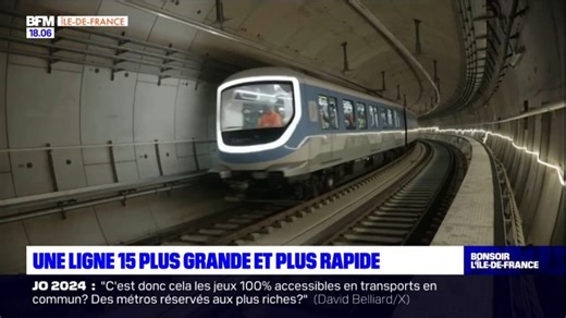 Transports en Île-de-France: une rame de la Ligne 15 testée ce mardi matin