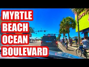 MYRTLE BEACH OCEAN BOULEVARD DURING SPRING BREAK!