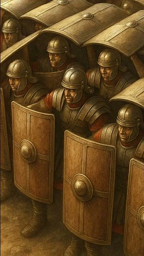 Roman Testudo: The Ultimate Battlefield Shield Wall #shorts #militaryhistory #rome