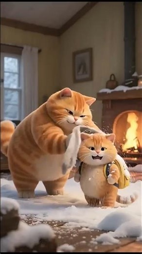 This is how you deal with a bully! 😂 #animatedshort #anímaciondivertida #music #cartooncat