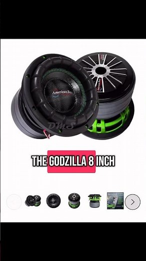 HOT New American Bass Godzilla 8 inch Subwoofer! 🔊 #automobile #carstereo #subwoofer #caraudio