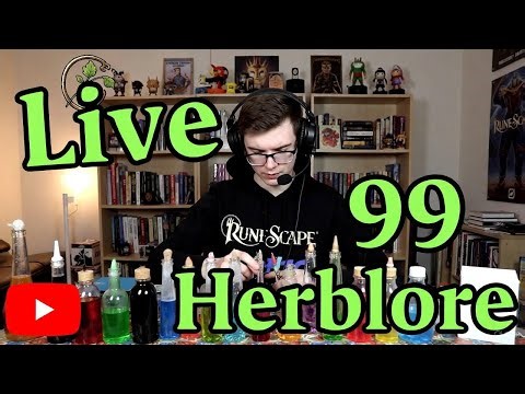 🧪 Level 94 → 99 Herblore LIVE Marathon! 26k Sara Brews Lazy Grind 💚 OSRS Maxing