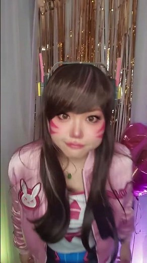 Ahegao Compilation 2024 dva cosplay overwatch #Shorts