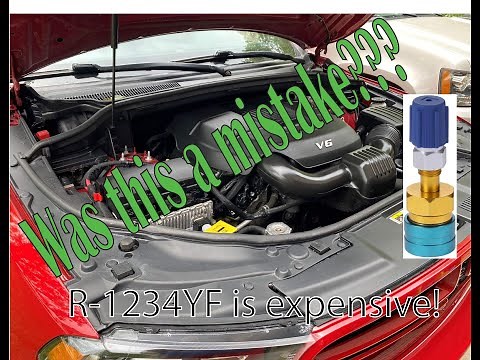 Converting R1234YF to R134A... was it a mistake?