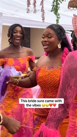 The bride came with the vibe #wedding #love