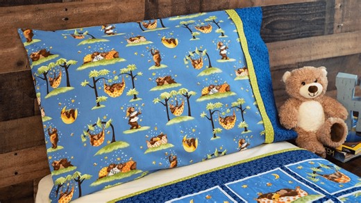 How to Make a Magic Pillowcase Using Directional Fabric