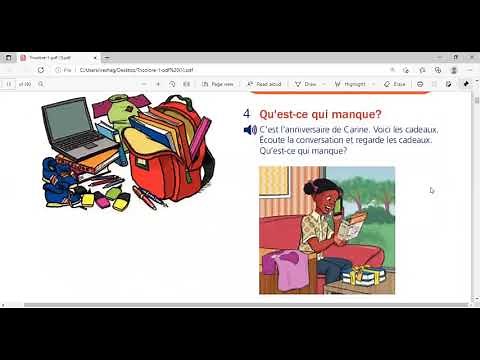 Tricolore : En classe , Learn the things in your school bag