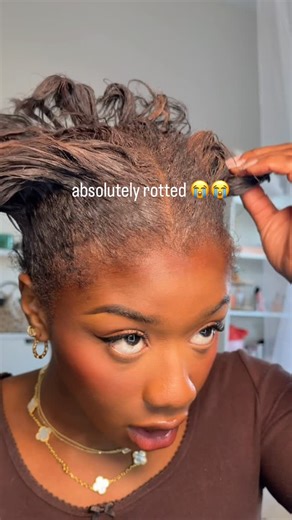 aba asante on Instagram: "this was an experience 😭😭 #slickback #blackgirlhair @cecred shampoo & miracle drops @amika nourishing mask @olaplex conditioner @wellahairusa miracle hair oil @tresemme hair gel"