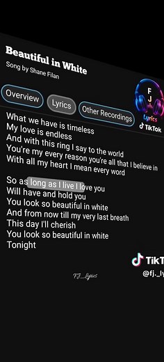 Shane Filan - Beautiful in White (Lyrics)