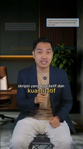 Kategori Kata yang Digunakan Dalam Judul Skripsi #shorts