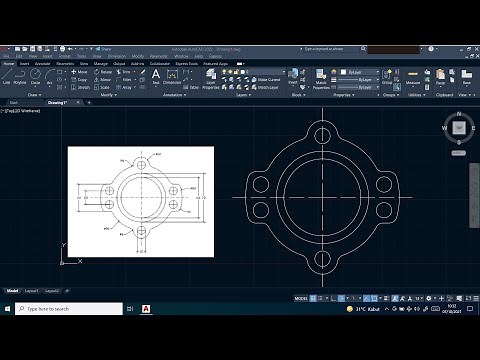 AutoCAD Tutorial for Beginners | 2D Engineering Drawing