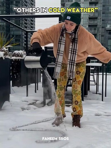 Others in cold weather vs this guy ☠️ #trollface #trollfaceedit #meme #trending