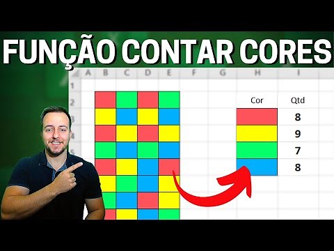 Como Contar Cores no Excel | Função ContarCores | Contar Células Coloridas