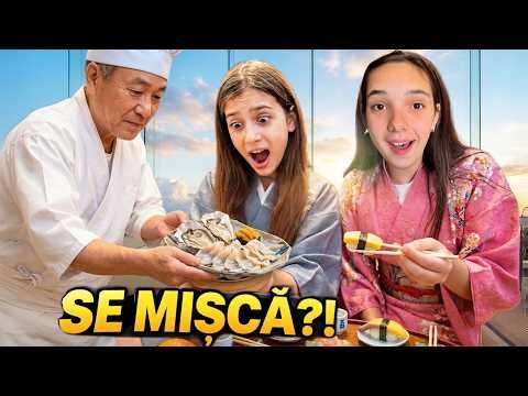 SUSHI… THAT MOVES 😳 We were AFRAID to eat in Tokyo