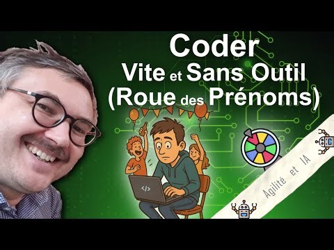 🤖 Coder sans rien installer avec Github Code Spaces (on met à jour la roue des prénoms) 💻