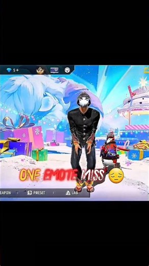 ONE EMOTE MISS 😔 #freefire #veduff