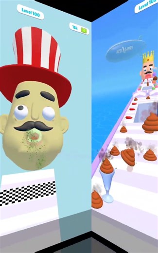 Stacky Ice Cream Runner Giant Icecream Tower 😱🍦 #shorts