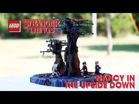 LEGO Nancy Finds the Upside Down Scene STRANGER THINGS! // Custom LEGO MOC