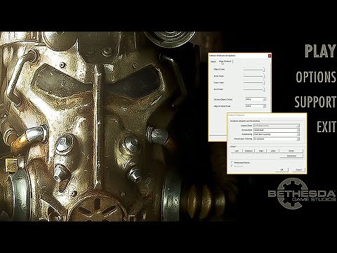 How to run Fallout 4 Next Gen patch upgrade ultra widescreen 3440x1440 21:9 4k ultra settings