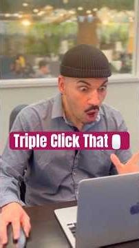 Triple Click That🖱️ I Descript #shorts #descript #comedy