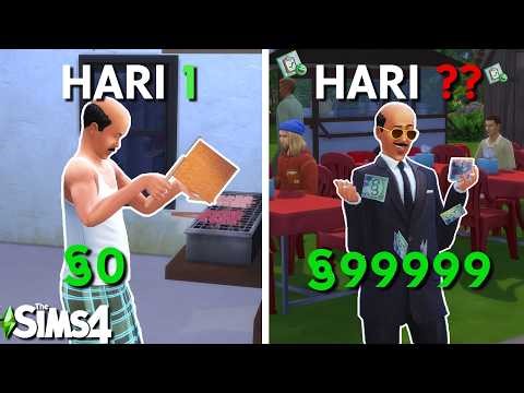 Gua Jualan SATE dari 0 sampai KAYA RAYA di The Sims 4