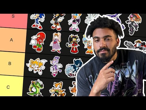 Ranking EVERY Sonic Character!