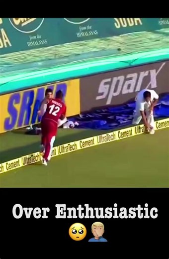 Andre Russell saves boundary but ball boy’s mistake gives India 2 runs