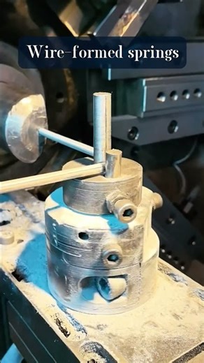 Real photos of bending spring production #spring #springfactory