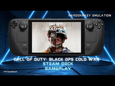 Call of Duty: Black Ops Cold War on Steam Deck Gameplay - Windows 11