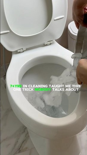 Deep clean the toilet with ice and foam is always a good idea.You can use your favorite cleaner.F/u✅