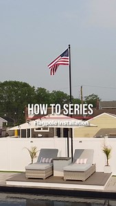 Cisek Brothers on Instagram: "A simple breakdown of the steps taken to install a flagpole. More details 👇🏽 To help with drainage, fill the bottom of the hole with 2” - 4” of drainage rock before concrete. Flagpole Height: 18’ Flagpole Width: 2” Hole Depth: 3’ #flagpole #flagpoles #flagpoleinstallation #diyflagpole #blackflagpole #oldglory #🇺🇸"