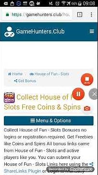 house of fun slot free coin 50.000 daily or 10.0000