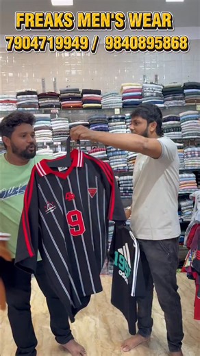"Style Just Got a New Address! Welcome to FREAKS MEN'S WEAR – Your one-stop shop in Mannadi for premium quality men's fashion at wholesale & retail prices. Step up your style game today!" Contact: 7904719949 / 9840895868 **Visit us on Broadway – Where fashion meets value!" #FreaksMensWear #MensFashionIndia #MannadiShopping #MensStyle #WholesaleMensWear #RetailMensWear #ChennaiFashion #MenswearTrends #PremiumMensWear #StreetStyleIndia #MensClothingStore #NewStoreAlert #FashionHubMannadi #MensStyl