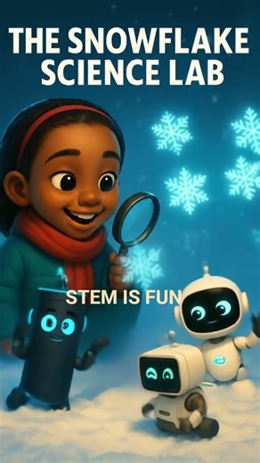 Paula’s Snowflake Science Lab | STEM Is Fun! Paula and the Robots