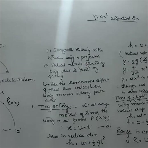 Projectile Motion - horizontal projection