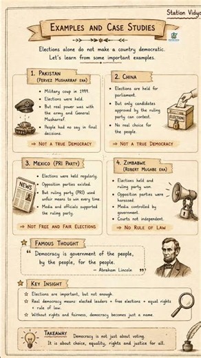 Class 9 Democracy Notes 📜 | What is Democracy Why Democracy #Class9 #Civics #sstnotes #democracy